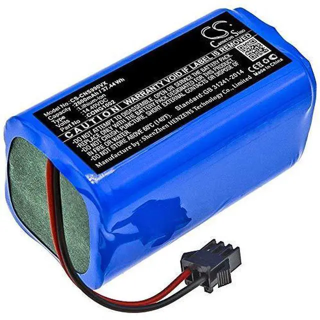 Main image of Cameron Sino Battery for CECOTEC CONGA 1090, CONGA 1190, CONGA 950, CONGA 990, Excellence, Excellence 990 PN:CECOTEC CONG1002 2600mAh