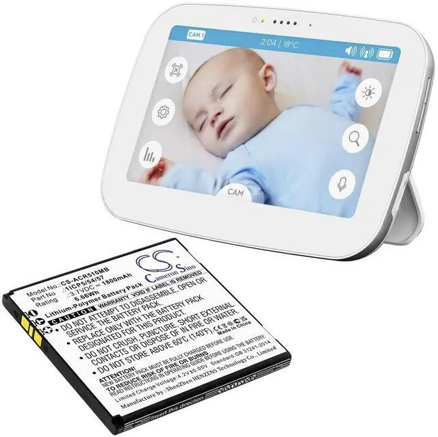 Alt view image 4 of 4 - CS Battery for AC310, AC315, AC417, AC510, AC517 PN: 1ICP5/54/57 1800mAh / 6.66Wh