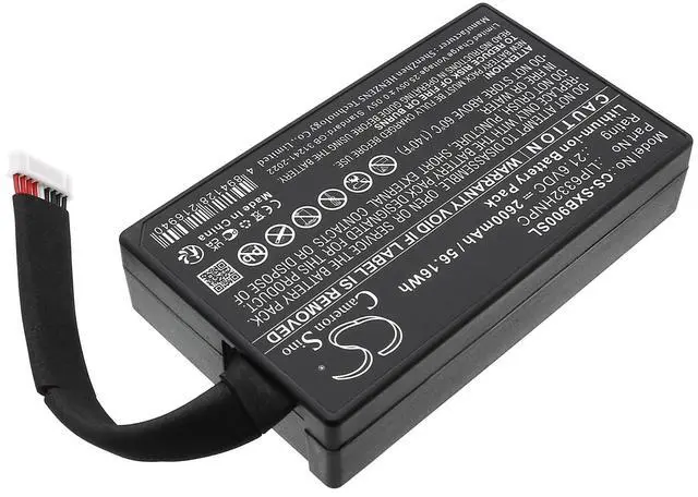 Alt view image 2 of 5 - Battery for Sony GTK-XB90 PN:Sony 1-853-679-11, LIP6332HNPC 2600mAh / 56.16Wh