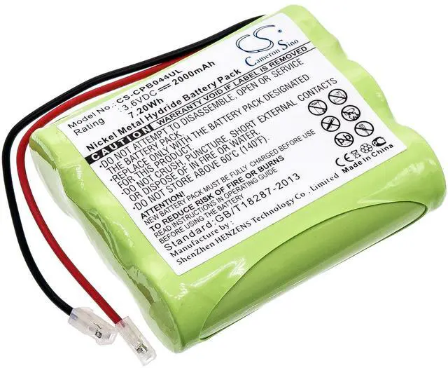 Main image of Cameron Sino Battery for Universel AA x 3 PN:Universel 2000mAh / 7.20Wh