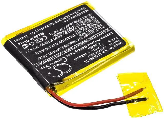 Alt view image 2 of 5 - Cameron Sino Battery for Compustar 2W901R-SS PN:Compustar JHY190507 210mAh / 0.78Wh