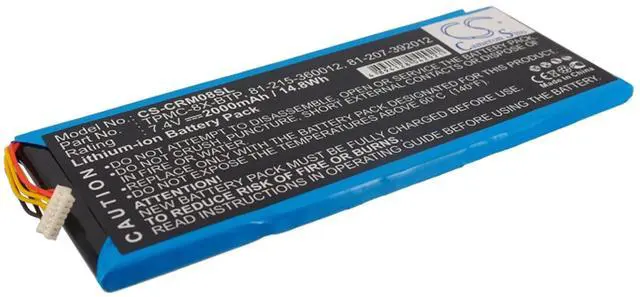 Alt view image 5 of 6 - Cameron Sino Battery for Crestron 6502269, TPMC-8X, TPMC-8X WiFi PN:Crestron 81-207-392012, 81-215-360012, TPMC-8X-BTP 2000mAh