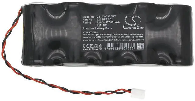 Alt view image 2 of 5 - Replacement Battery for Adetec 700SRE803, Vocalys 700 SRE 801, Vocalys 700 SRE 803, Vocalys 700SRE803, Vocalys CW32 PN:Adetec 922 BPA 001, 922BPA001 17000mAh / 127.5Wh
