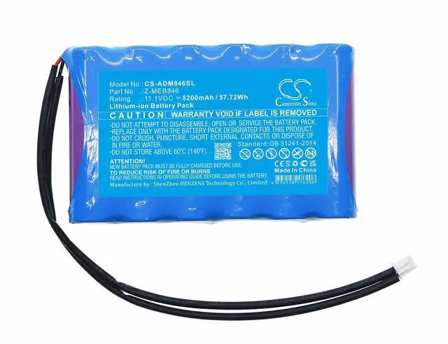 Alt view image 3 of 5 - Cameron Sino Battery for American DJ Mega Go Flood Par Ho PN:American DJ Z-MEB846 5200mAh / 57.72Wh