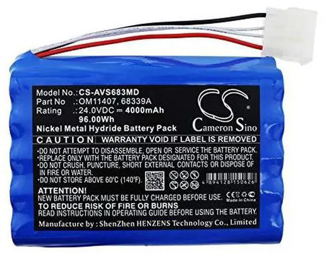 Alt view image 3 of 4 - Cameron Sino Battery for Viasys Healthcare 6068, 68339A, 68339K, AVEA VENT 68339, AVEA Ventilator PN:Viasys Healthcare 68339, 68339A, 68339K