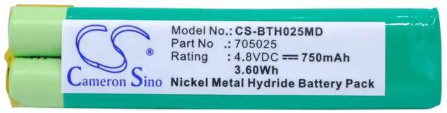Main image of Cameron Sino Battery for MettlerToledo AutoRep E PN:MettlerToledo AR-BA 750mAh / 3.60Wh