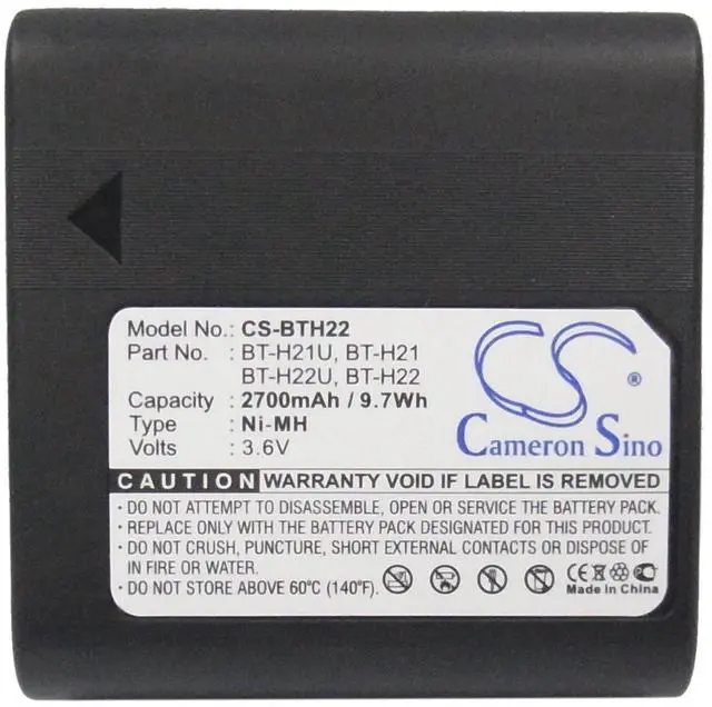 Alt view image 5 of 5 - CS Battery for Sharp VL-8, VL-8888, VLS1H, VL-S1H, VL-SE10H, VL-SE10U, VL-SE20U, VL-SE20U VL-SE50U, VL-SE50U, VL-SW50, VL-SW50E, VL-SW50U, VL-SW980, VSH006M11, VSH007M08 2700mAh