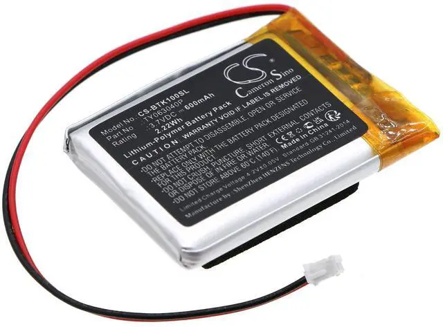 Main image of Cameron Sino Battery for BLAUPUNKT BADRADIO SRB 10, SRB 10 PN:BLAUPUNKT TY063040P 600mAh / 2.22Wh