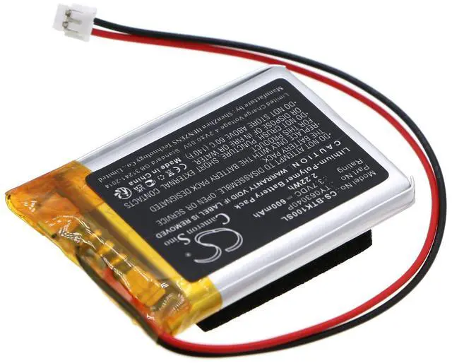 Alt view image 2 of 5 - Cameron Sino Battery for BLAUPUNKT BADRADIO SRB 10, SRB 10 PN:BLAUPUNKT TY063040P 600mAh / 2.22Wh