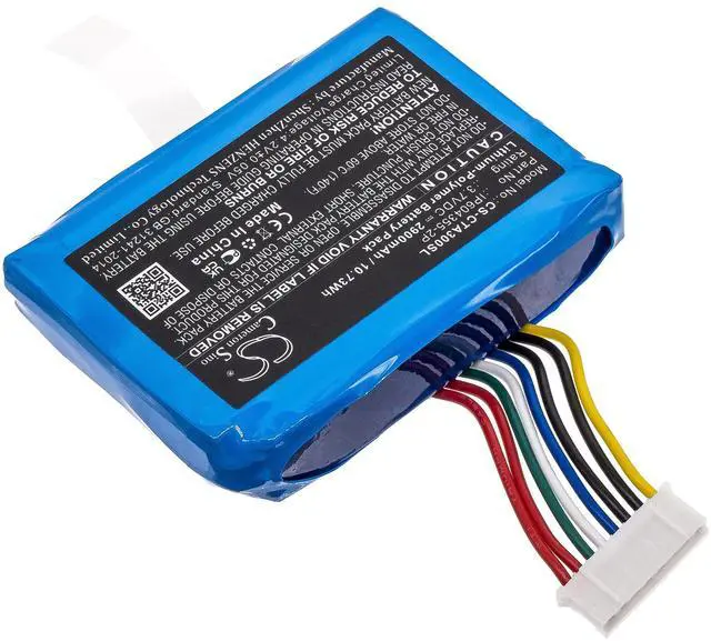 Alt view image 2 of 5 - Cameron Sino Battery for Castles V3, VEGA3000-3G PN:Castles IP604355-2P 2900mAh / 10.73Wh