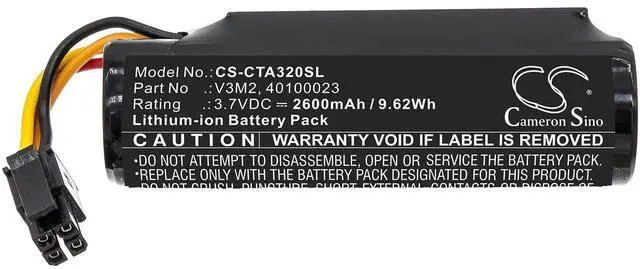 Alt view image 3 of 5 - 2600mAh / 9.62Wh Battery for Castles Vega 3000 PN:Castles 40100023, V3M2