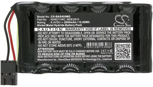 Main image of Cameron Sino Battery for Baxter Healthcare AS40, AS40 Infusion Pump, AS41, Healthcare AS50A 2000mAh