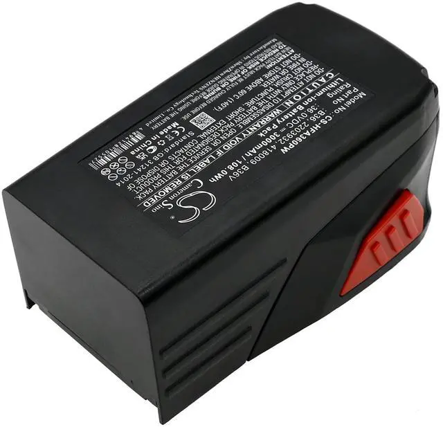 Alt view image 4 of 5 - 3000mAh / 108.0Wh Replacement Battery for TE6-A Li, TE6-A36, WSR36-A PN: 2203932, 418009, B36, B36V