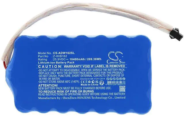 Alt view image 3 of 5 - Cameron Sino Battery for American DJ WIFLY EXR HEX PAR PN:American DJ Z-WIB162 10400mAh / 269.36Wh