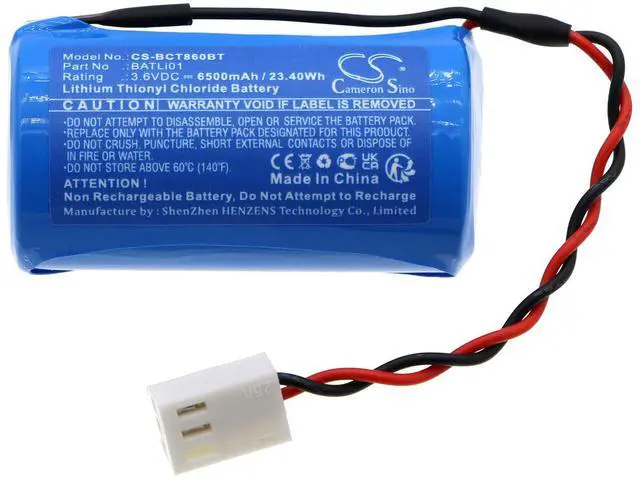 Alt view image 2 of 5 - Cameron Sino Battery for DAITEM D8000, D8101, DP8105, DP8105F, DP8106, DP8106F, DP8212F, DP8622F, DP8622X PN: 63706, 80110102, BAL3, BAT01, BATLi01, BATO1, D8900, FAS 890 6500mAh