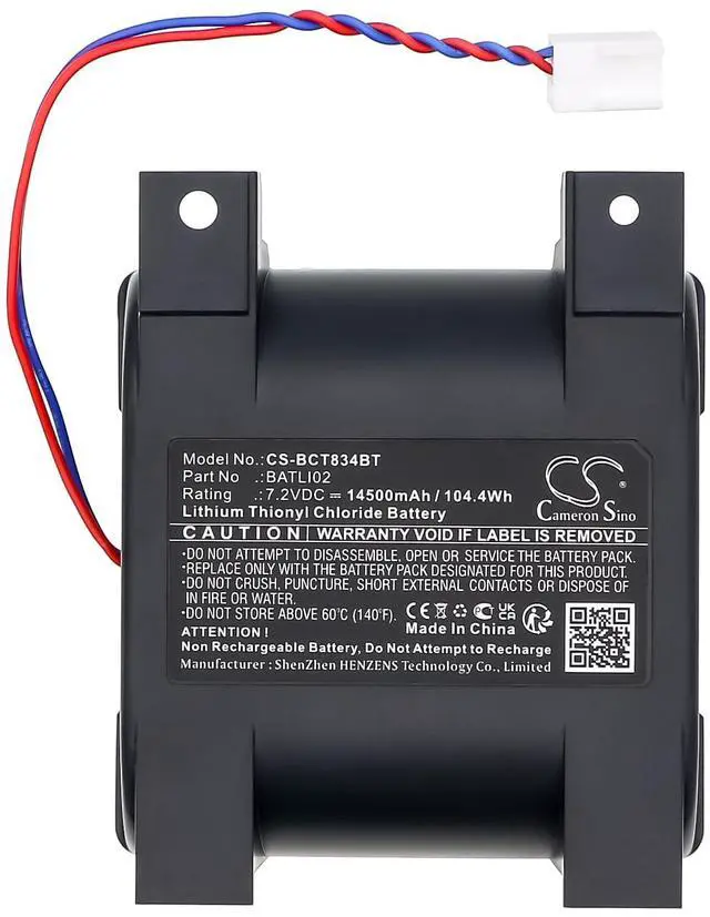Main image of Battery for 710-21X, D14000, D8401D, D8402, D8402D, D8406, D8406D, DSM475 DP8340D, Stotz S DP8320FT PN:Bat02, BATLI02 14500mAh / 104.4Wh