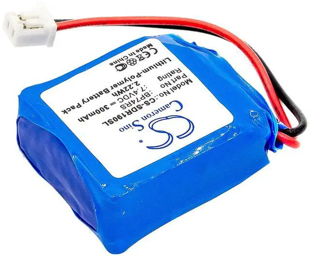 Alt view image 2 of 4 - Cameron Sino Battery for Dogtra 1900S Receiver, 1902S Receiver PN:Dogtra BP74RS 300mAh / 2.22Wh