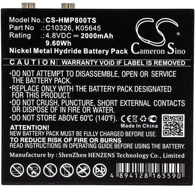 Main image of Cameron Sino Battery for HME BP800 Beltpack PN:HME C10326, K05645 2000mAh / 9.60Wh