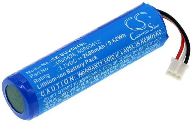 Main image of Cameron Sino Battery for Burton UV604 LED PN:Burton 4000428, 60000412 2600mAh / 9.62Wh