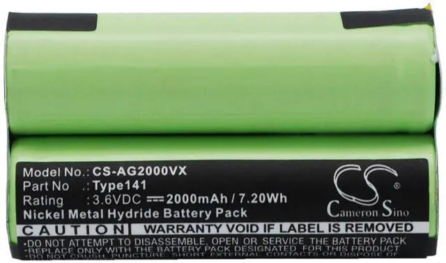 Main image of Cameron Sino Battery for AEG Electrolux Junior 2.0 PN:AEG Type141 2000mAh / 7.20Wh