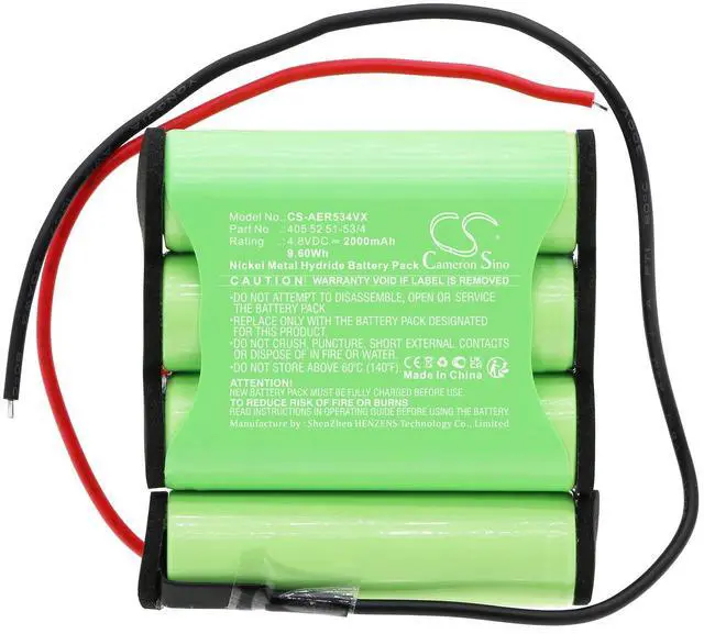 Main image of Cameron Sino Battery for AEG ErgoRapido, Rapido PN:AEG 405 52 51-53/4 2000mAh / 9.60Wh