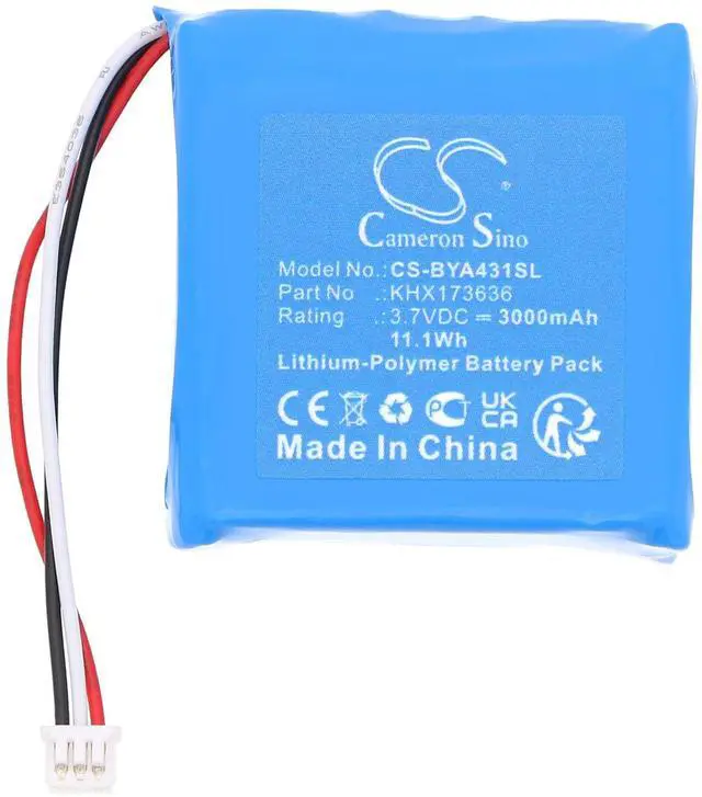 Alt view image 3 of 5 - Battery for Babymoov A014429, A014431, A014433, Babyphone YOO Go+ HD, Babyphone YOO Roll PN:Babymoov KHX173636 3000mAh / 11.1Wh