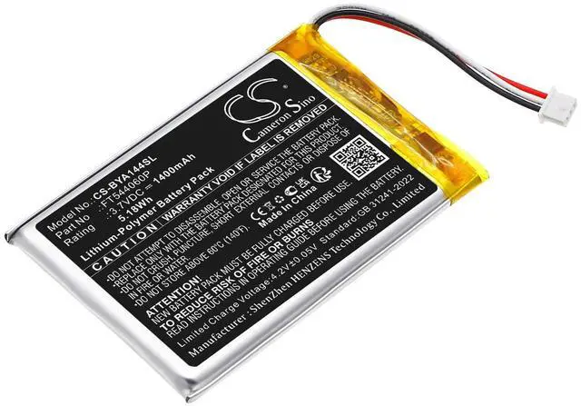 Main image of Cameron Sino Battery for Babymoov A014416, A014417, A014420, Babyphone YOO-feel, Babyphone YOO-moov, Babyphone YOO-travel PN:Babymoov FT544060P 1400mAh / 5.18Wh
