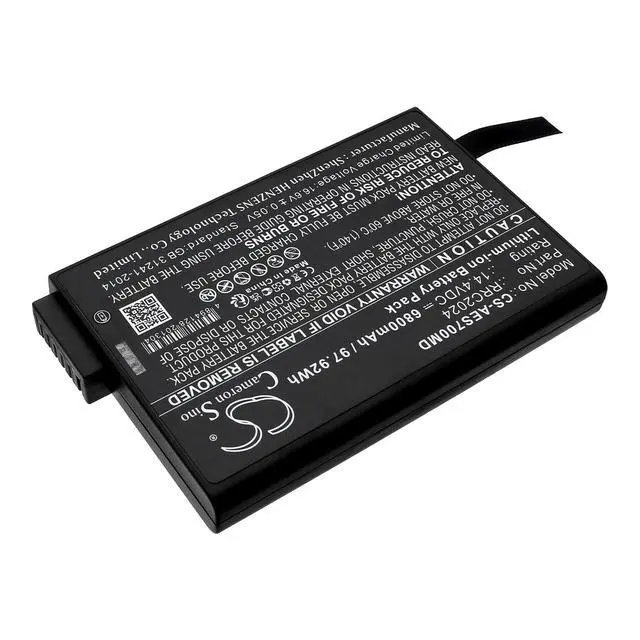 Alt view image 4 of 5 - Battery for RESPIRATOR VG60, RESPIRATOR VG70 PN: JW-Y4S3P-6.6, RRC2024 6800mAh / 97.92Wh