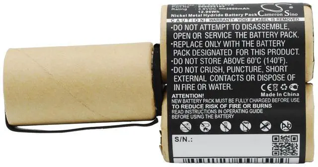 Main image of Cameron Sino Battery for AEG Elektrolux FM PN:AEG 900055103 3600mAh / 12.96Wh
