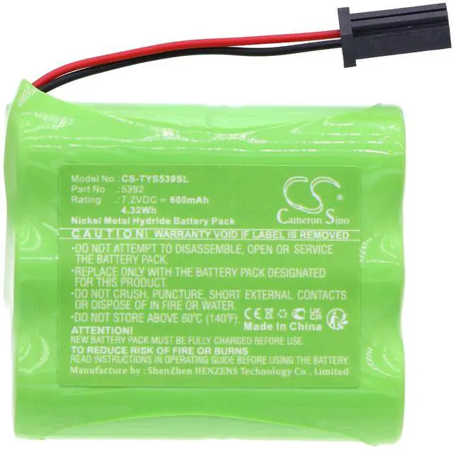 Alt view image 3 of 5 - Cameron Sino Battery for Toyota 08192-44810, 08192-44811, Alarm Sounder PN:Toyota 5392 600mAh / 4.32Wh