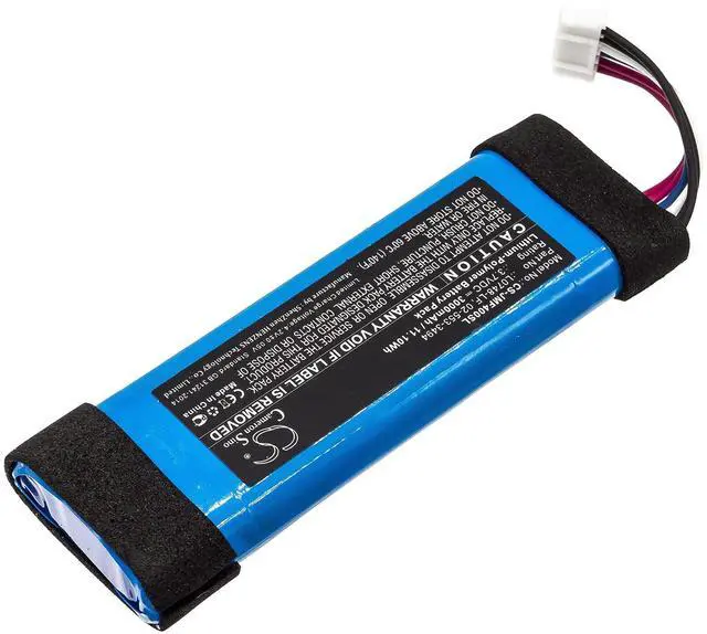 Alt view image 2 of 5 - Replacement Battery for JBL Flip 3 SE, Flip 3 Stealth Edition, Flip Essential PN:JBL 02-553-3494, L0748-LF 3000mAh / 11.10Wh