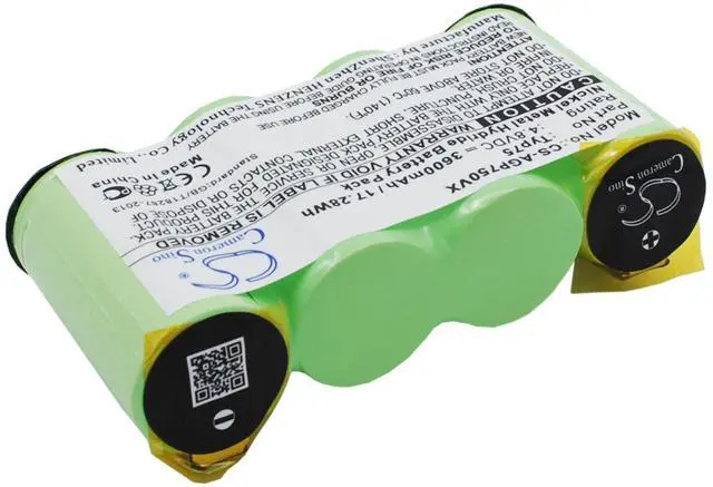 Alt view image 3 of 5 - Cameron Sino Battery for AEG AG64x, Liliput vacuum cleaner PN:AEG Typ75 3600mAh / 17.28Wh
