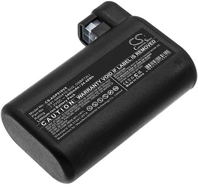 Main image of Cameron Sino Battery for AEG 900258195, 900277268, RX7-1-TM, RX8, RX8-1-4SWN, RX8-1-4WN, RX9, RX9-1-IBM, RX9-1-SGM, RX9-2-4ANM, RX9-2-4STN 3400mAh