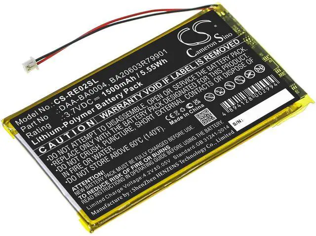 Main image of Cameron Sino Battery for Creative DAP-HD0014, Labs Nomad Jukebox ZenTouch, Zen Touch 20GB, Zen Touch 40GB PN:Creative BA20603R79901, DAA-BA0004 1700mAh