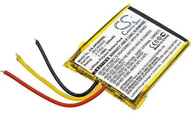 Main image of Cameron Sino Battery for AKG N60 NC PN:AKG AEC402933 320mAh / 1.18Wh