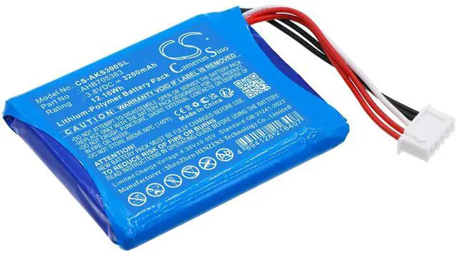 Main image of Battery for AKG S30 PN:AKG AHB705363 3200mAh / 12.16Wh