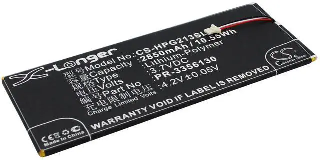 Alt view image 3 of 5 - Cameron Sino Battery for Slate 7 G2 1311, Slate 7 G2 1315 2850mAh / 10.55Wh