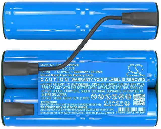 Main image of Battery for Pivot PV1205B PN: RD-BD12VB 3000mAh / 36.0Wh