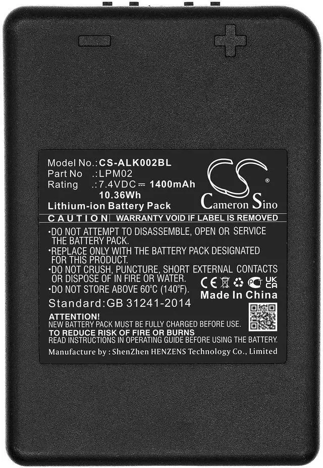 Alt view image 3 of 4 - Replacement Battery for AJM, AJR, AJS, DJL, DJM, DJR, DJS, Dynamic, FJL, FJM, FJR, FJS, Funkfernsteuerung Air, MJ, MK, Modular AJM PN: LPM02, R0BATT00E08A0 1400mAh / 10.36Wh
