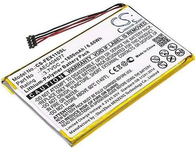 Alt view image 3 of 4 - Cameron Sino Battery for Fiio FX1221, X1 ii PN:Fiio AEC404677 1800mAh / 6.66Wh