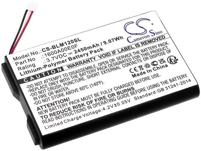 Main image of Cameron Sino Battery for GLM120C, GLM150-27C PN: 1 600 A00 E0F, 1600A00E0F 2450mAh / 9.07Wh