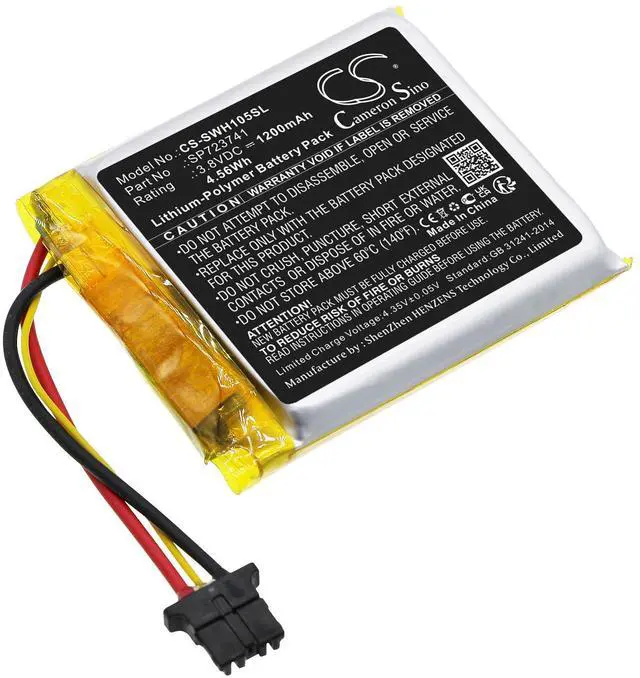 Main image of Cameron Sino Battery for Sony WH-1000XM5 Charging Case PN:Sony SP723741 1200mAh / 4.56Wh