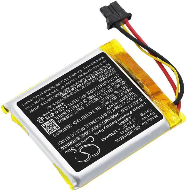 Alt view image 2 of 5 - Cameron Sino Battery for Sony WH-1000XM5 Charging Case PN:Sony SP723741 1200mAh / 4.56Wh