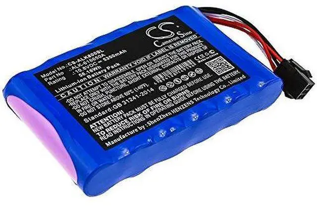 Alt view image 3 of 4 - Cameron Sino Battery for Eloik ALK-80, ALK-88, ALK-88A, HH-88 PN:Eloik ALK-618650A 5200mAh / 56.16Wh