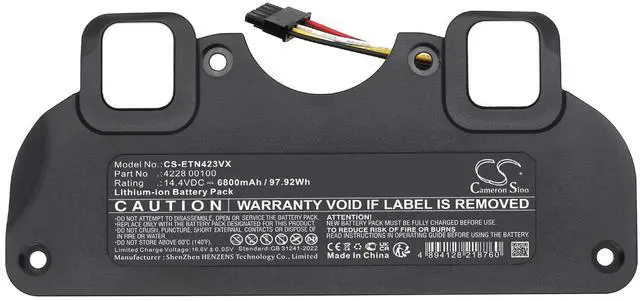 Alt view image 5 of 5 - Battery for ETA 4228 Navaggio Profi PN:ETA 4228 00100 6800mAh / 97.92Wh