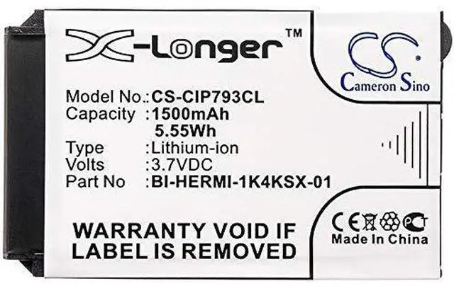 Alt view image 5 of 5 - Cameron Sino Battery for Cisco 7026G, 74-5468-01, 7925, 7925G, 7925G-EX, 7926, 7926G, CP-7925G-A-K9, CP-7925G-EX-K9, CP-BATT-7925G-STD 1500mAh