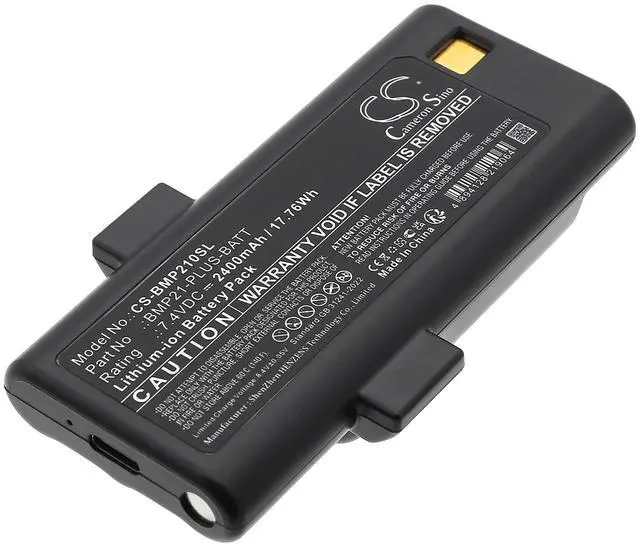 Main image of Battery for Brady BMP21 Plus, BMP21-Lab, M210, M210-Lab PN:Brady 170420, BMP21-PLUS-BATT, G6120161 2400mAh / 17.76Wh
