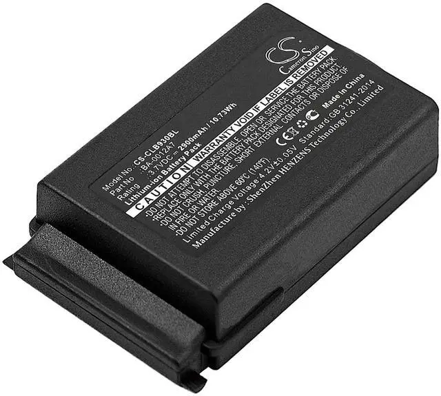 Main image of Cameron Sino Battery for CipherLAB 9300, 9400, 9600, CPT 9300, CPT 9400, CPT 9600 PN:CipherLAB BA-0012A7 2900mAh / 10.73Wh