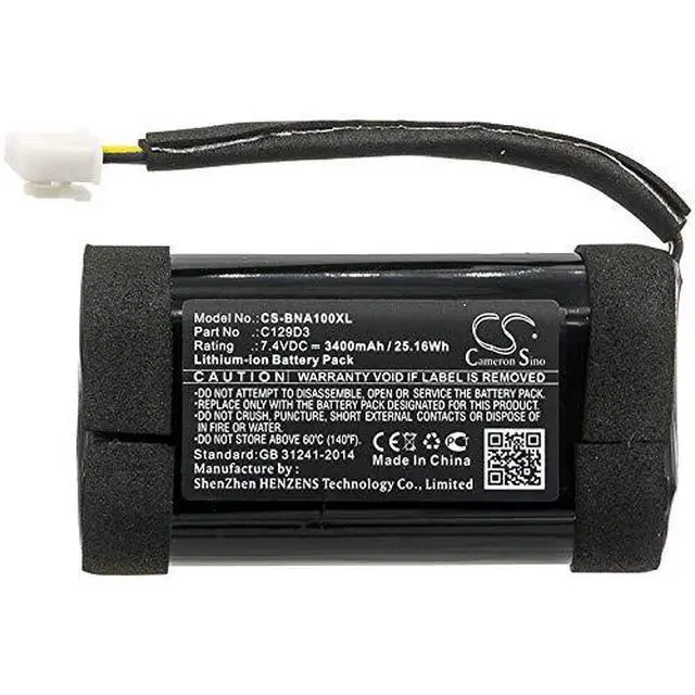 Alt view image 3 of 4 - 3400mAh / 25.16Wh Battery for BeoPlay A1 PN: C129D3