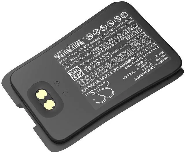 Alt view image 2 of 5 - Battery for Icom IC-M93D PN:Icom BP-285 1850 / 13.69Wh